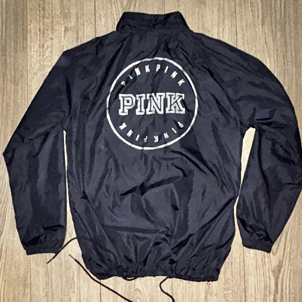 Victoria Secret Pink Varsity Windbreaker SZ XS
